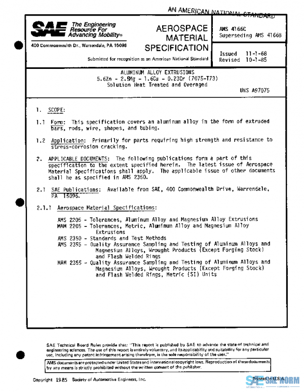 SAE AMS4166C PDF