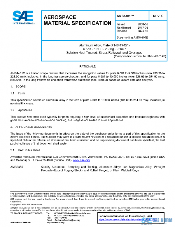 SAE AMS4401C PDF