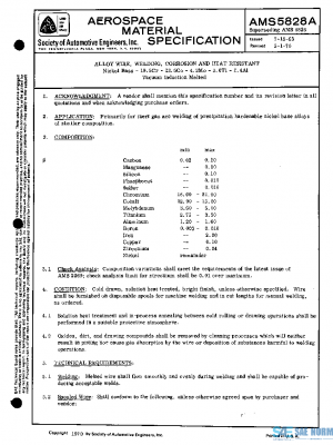 SAE AMS5828A PDF