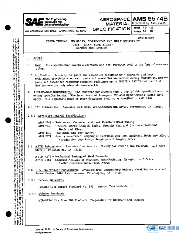 SAE AMS5574B PDF