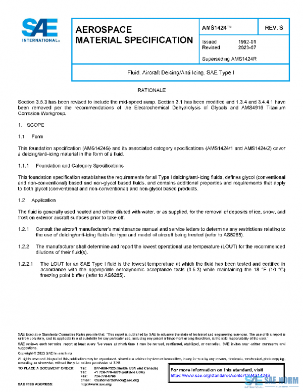 SAE AMS1424S PDF SAE AMS1424S PDF