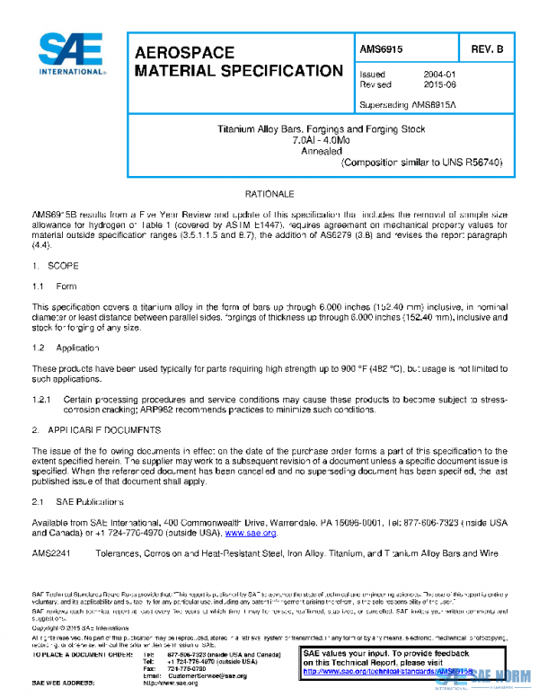 SAE AMS6915B PDF