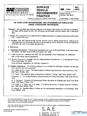 SAE J1263_199106 PDF