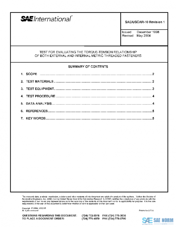 SAE USCAR10-1 PDF