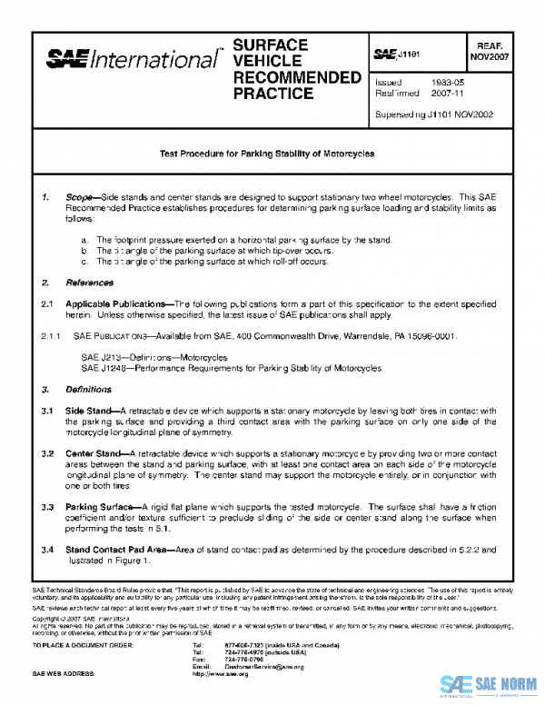 SAE J1101_200711 PDF SAE J1101_200711 PDF