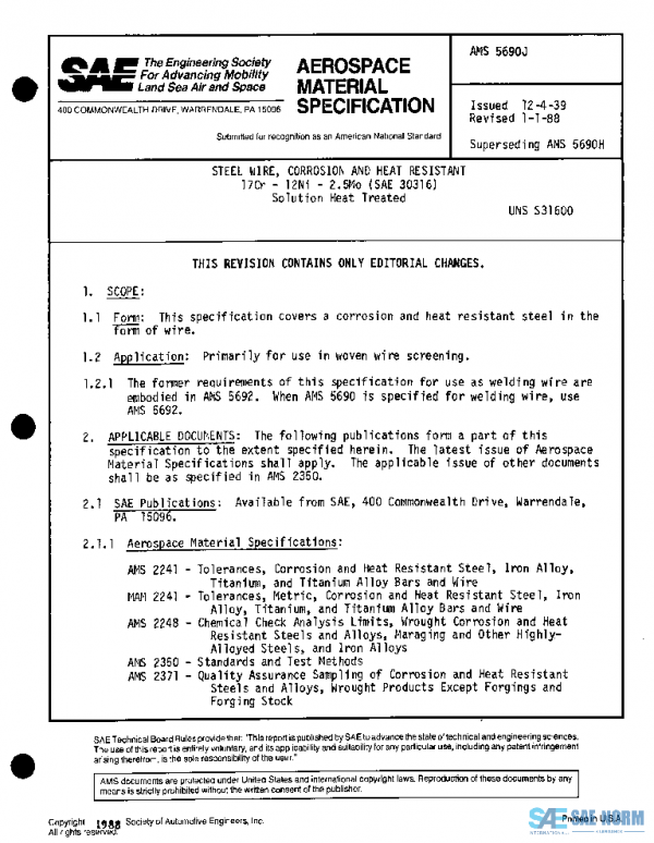 SAE AMS5690J PDF