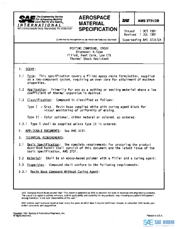 SAE AMS3731/2B PDF SAE AMS3731/2B PDF