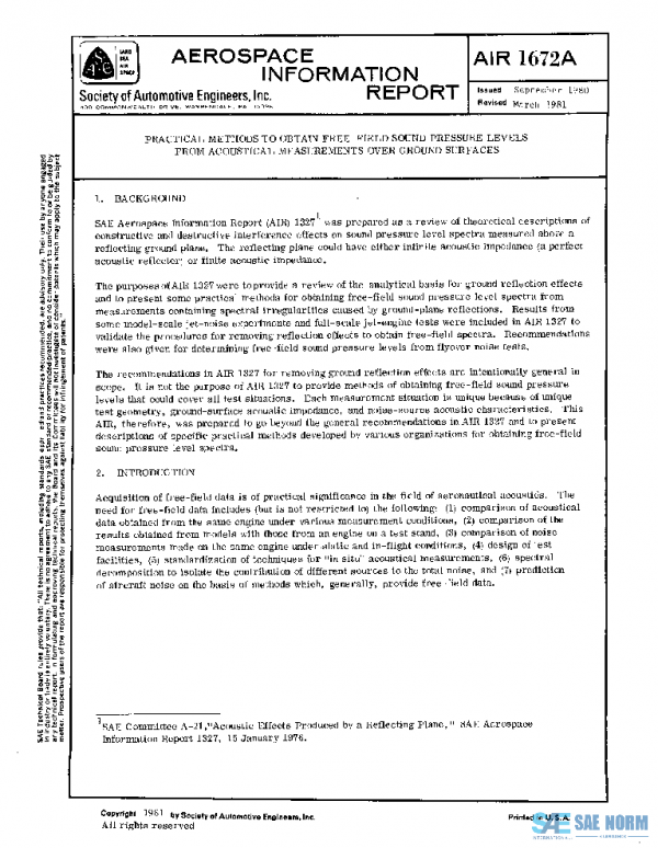 SAE AIR1672A PDF