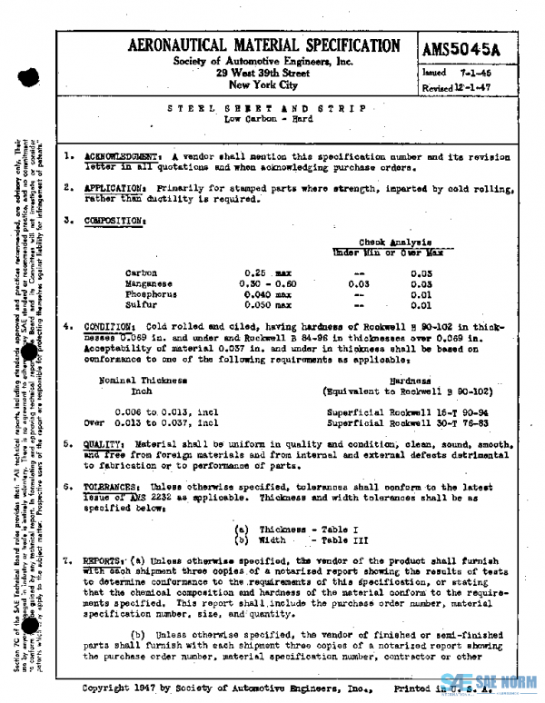 SAE AMS5045A PDF