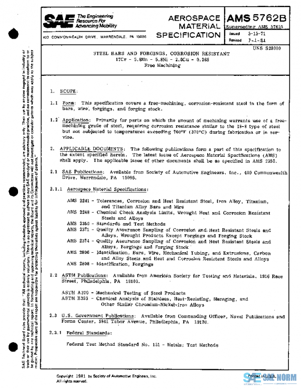 SAE AMS5762B PDF