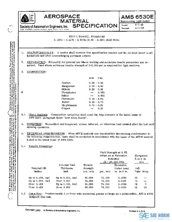 SAE AMS6530E PDF SAE AMS6530E PDF