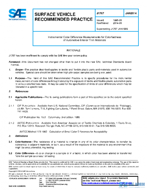 SAE J1767_201401 PDF SAE J1767_201401 PDF