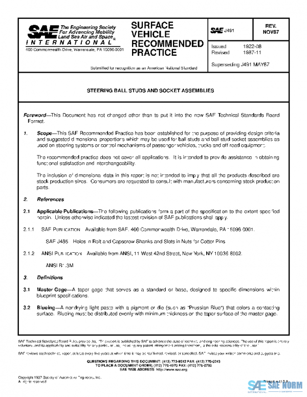 SAE J491_198711 PDF