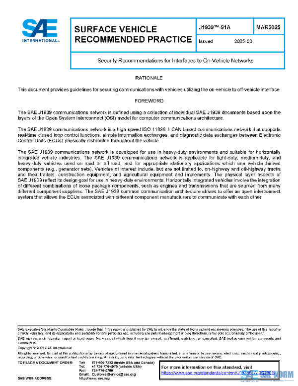 SAE J1939-91A PDF