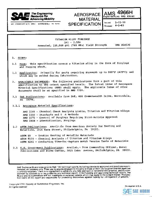 SAE AMS4966H PDF