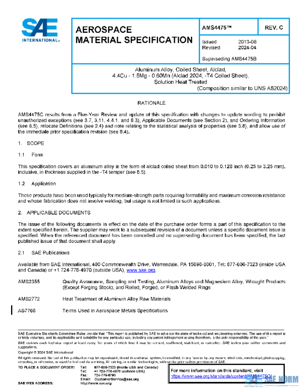 SAE AMS4475C PDF