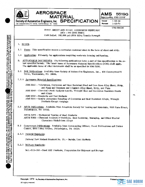 SAE AMS5519G PDF