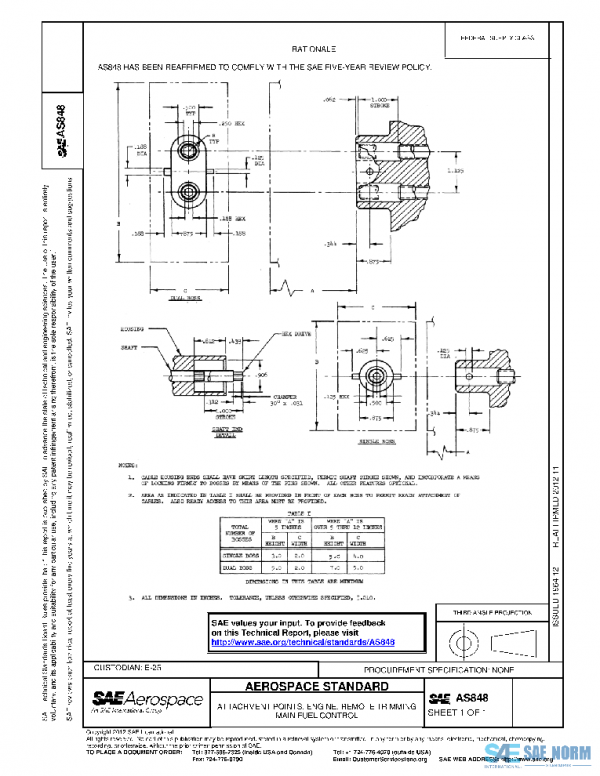 SAE AS848 PDF SAE AS848 PDF