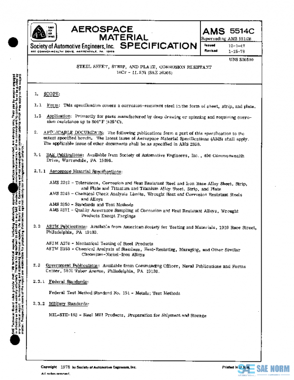 SAE AMS5514C PDF