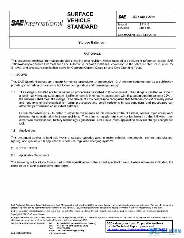 SAE J537_201105 PDF SAE J537_201105 PDF