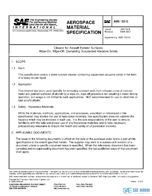 SAE AMS1531C PDF