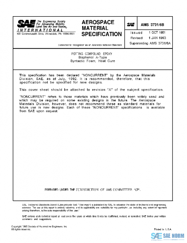 SAE AMS3731/6B PDF