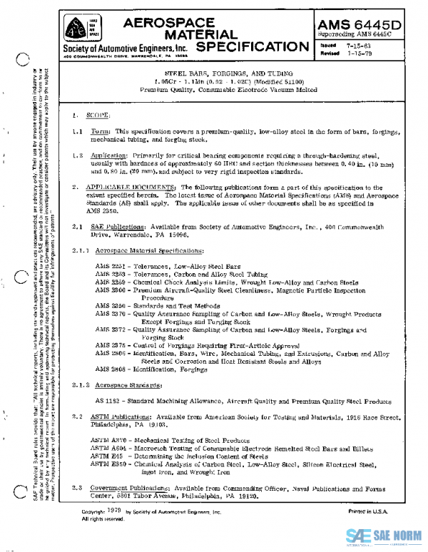 SAE AMS6445D PDF