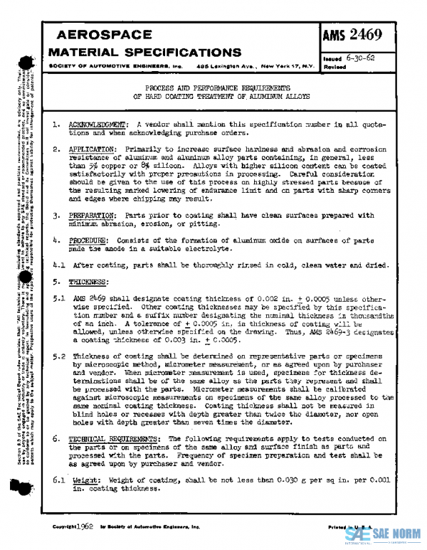 SAE AMS2469 PDF SAE AMS2469 PDF