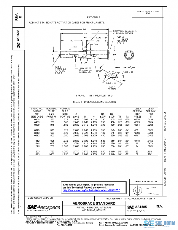 SAE AS1585E PDF SAE AS1585E PDF
