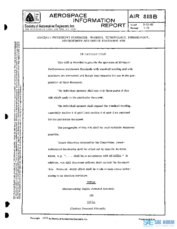 SAE AIR818B PDF