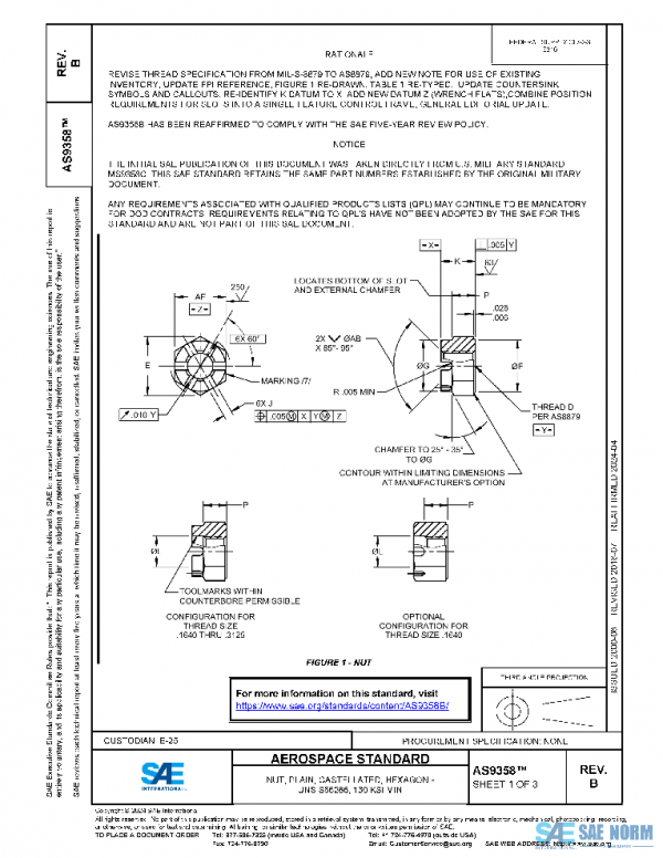 SAE AS9358B PDF