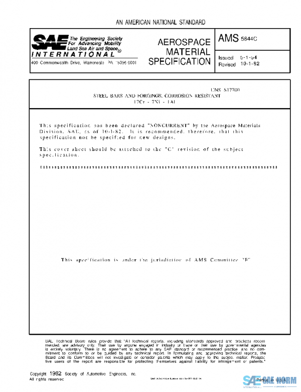 SAE AMS5644C PDF SAE AMS5644C PDF