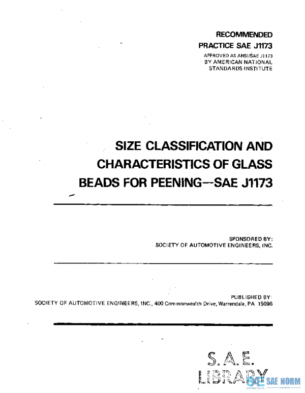 SAE J1173_197701 PDF SAE J1173_197701 PDF