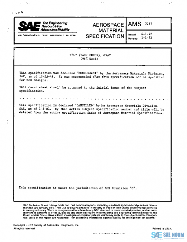 SAE AMS3287 PDF