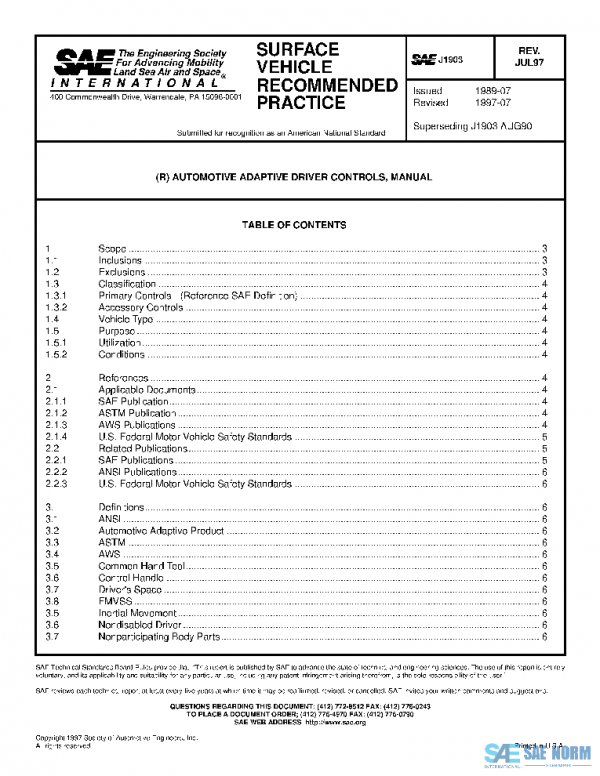 SAE J1903_199707 PDF SAE J1903_199707 PDF
