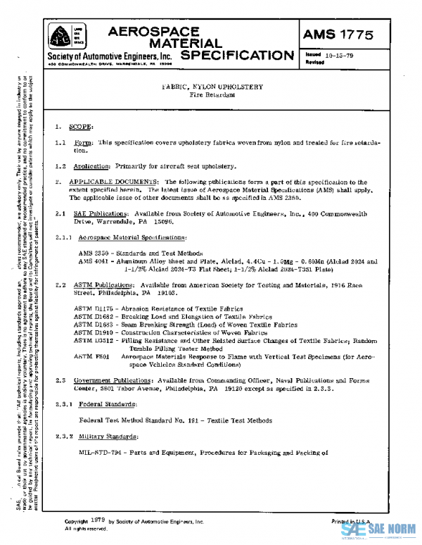 SAE AMS1775 PDF SAE AMS1775 PDF