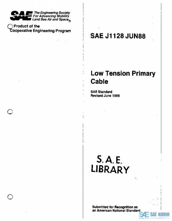 SAE J1128_198806 PDF SAE J1128_198806 PDF