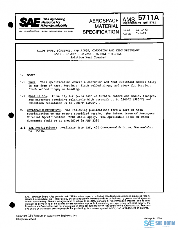 SAE AMS5711A PDF