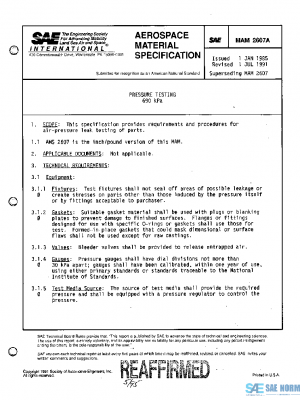 SAE MAM2607A PDF