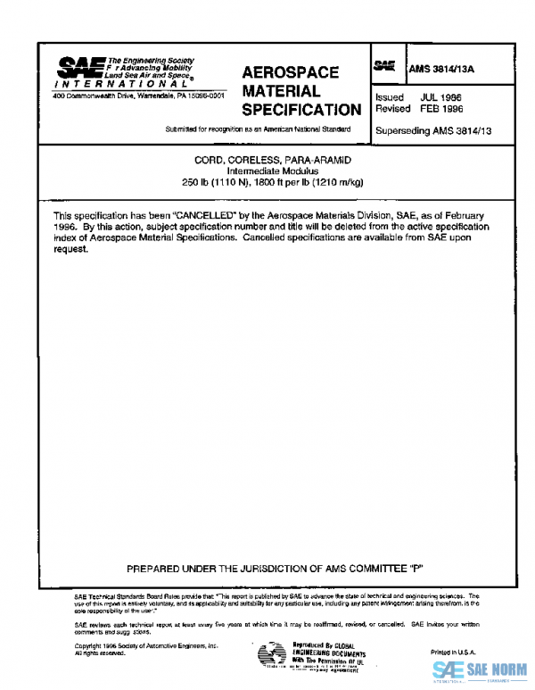 SAE AMS3814/13A PDF SAE AMS3814/13A PDF