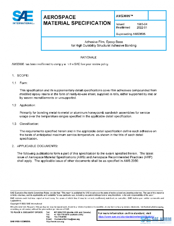 SAE AMS3695 PDF