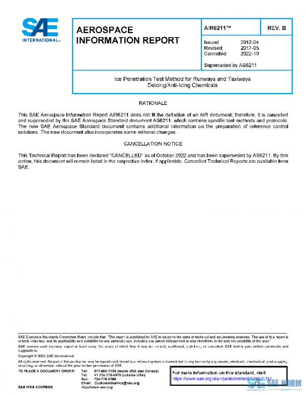 SAE AIR6211B PDF