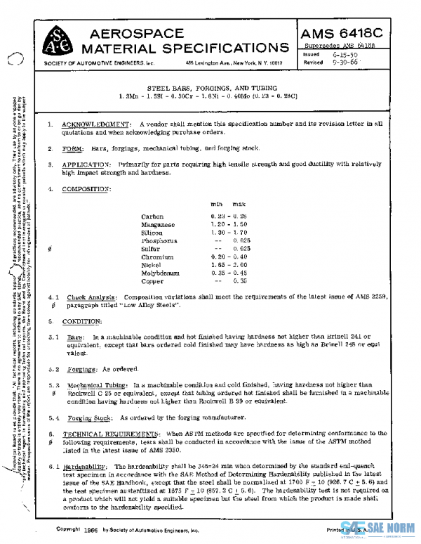 SAE AMS6418C PDF