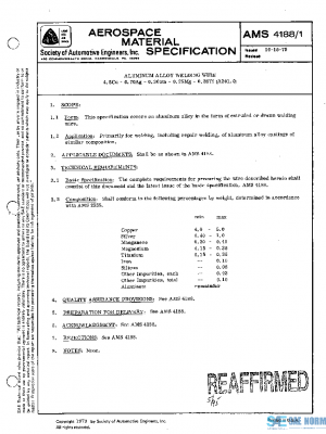 SAE AMS4188/1 PDF