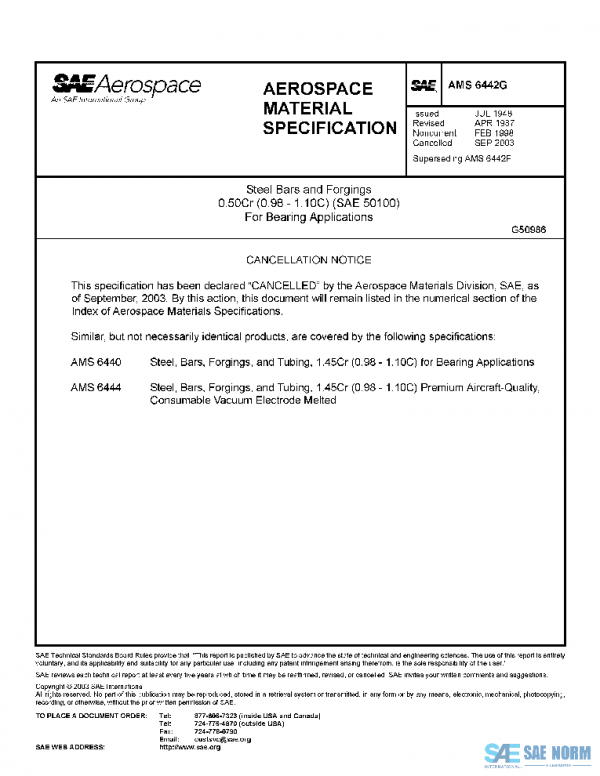 SAE AMS6442G PDF