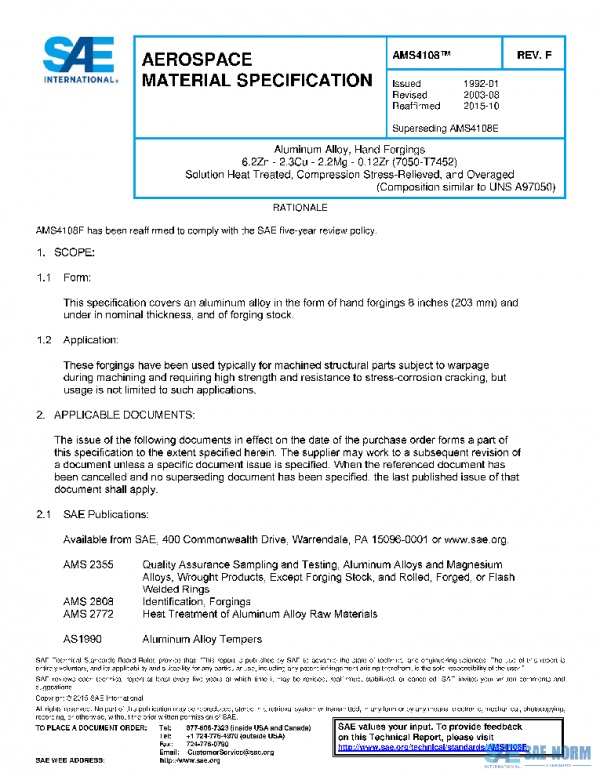 SAE AMS4108F PDF