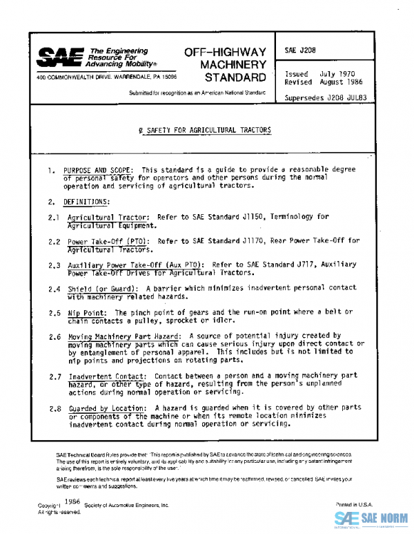 SAE J208_198608 PDF SAE J208_198608 PDF