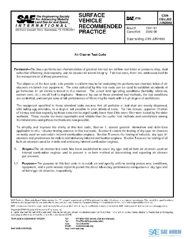 SAE J726_200206 PDF SAE J726_200206 PDF