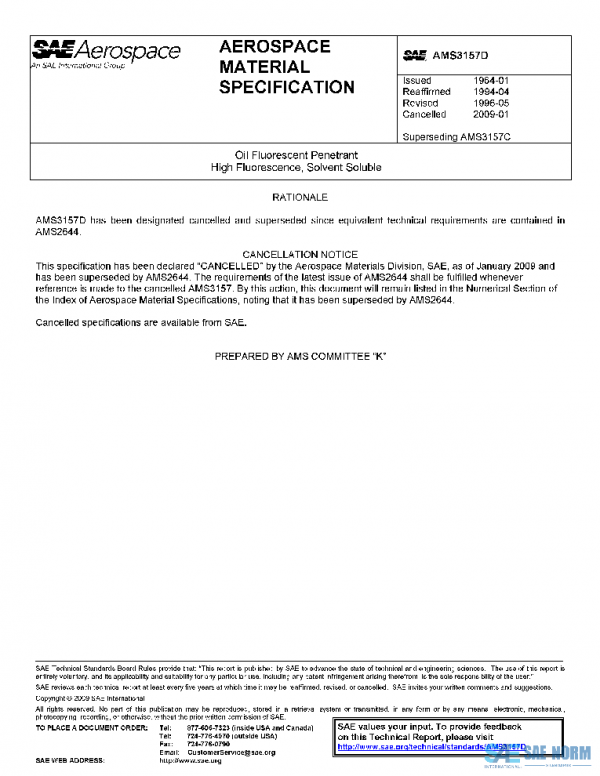 SAE AMS3157D PDF