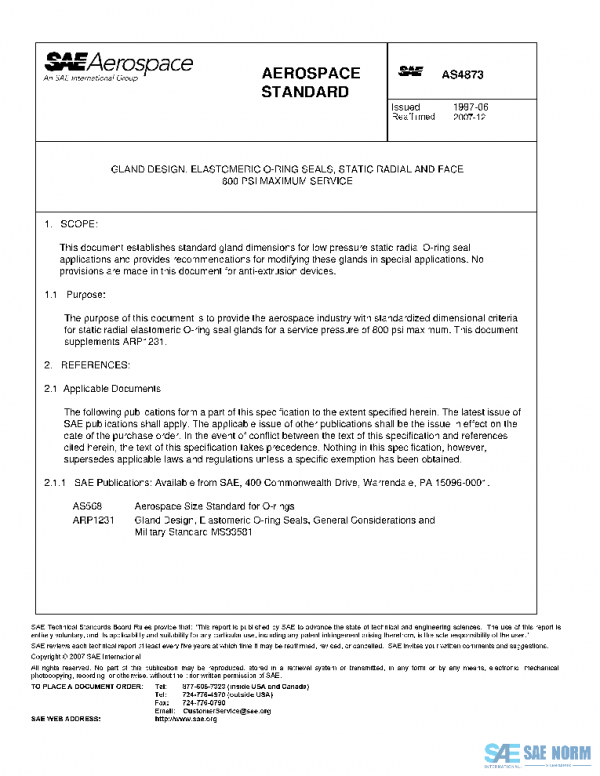 SAE AS4873 PDF SAE AS4873 PDF